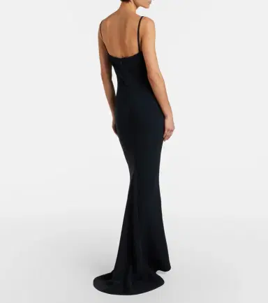 Givenchy Sliced crêpe cady gown | Thumbnail 4 Givenchy Sliced crêpe cady gown | Thumbnail 4