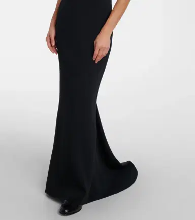 Givenchy Sliced crêpe cady gown | Thumbnail 5 Givenchy Sliced crêpe cady gown | Thumbnail 5