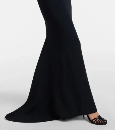 Givenchy Sliced crêpe cady gown | Thumbnail 6 Givenchy Sliced crêpe cady gown | Thumbnail 6
