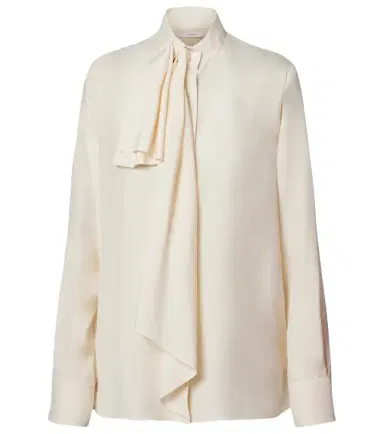Givenchy Bow-detail silk blouse | Thumbnail 1 Givenchy Bow-detail silk blouse | Thumbnail 1