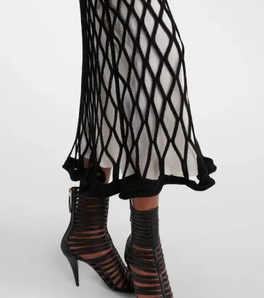 Givenchy Halterneck open-back mesh midi dress | Thumbnail 4