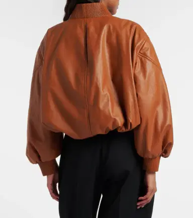 Givenchy Cocoon cropped leather bomber jacket | Thumbnail 5