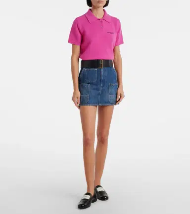 Givenchy Cropped wool and cashmere polo shirt | Thumbnail 3 Givenchy Cropped wool and cashmere polo shirt | Thumbnail 3