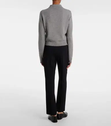 Givenchy Logo wool and cashmere polo sweater | Thumbnail 4