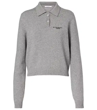 Givenchy Logo wool and cashmere polo sweater | Thumbnail 1