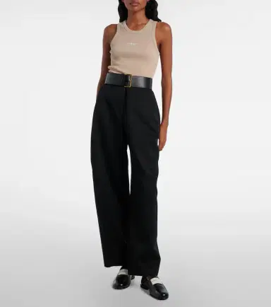 Givenchy Logo ribbed-knit cotton jersey tank top | Thumbnail 4