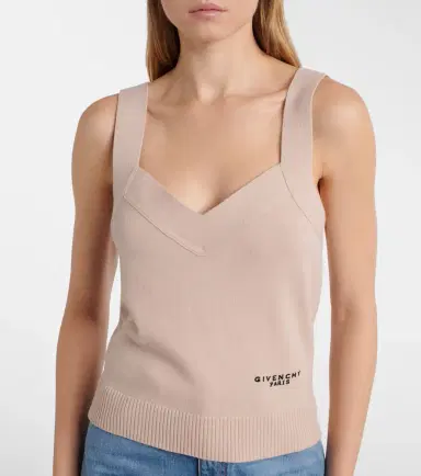 Givenchy Logo wool and cashmere tank top | Thumbnail 4