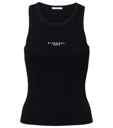 Givenchy Paris logo cotton tank top | Thumbnail 1