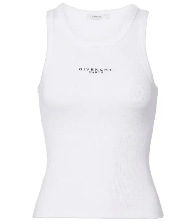 Givenchy Logo ribbed-knit cotton jersey tank top