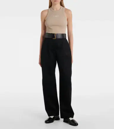 Givenchy Logo cropped cotton jersey tank top | Thumbnail 2