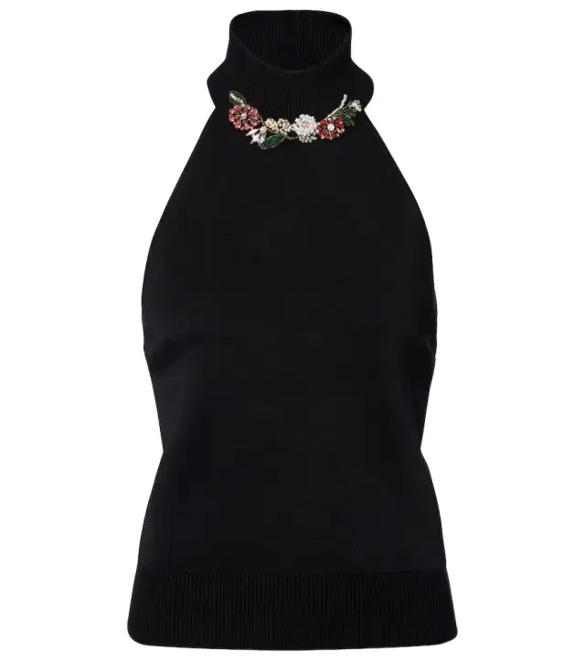 Givenchy Embellished halterneck top