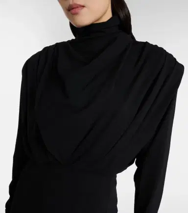 Mugler Draped jersey gown | Thumbnail 3