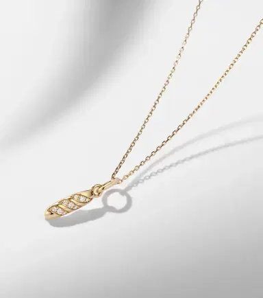 STONE AND STRAND 14kt gold pendant necklace with diamonds | Thumbnail 4 STONE AND STRAND 14kt gold pendant necklace with diamonds | Thumbnail 4
