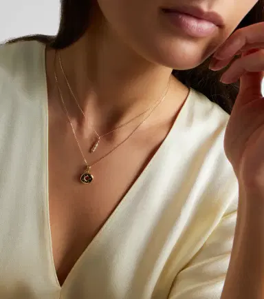 STONE AND STRAND 14kt gold pendant necklace with diamonds | Thumbnail 5 STONE AND STRAND 14kt gold pendant necklace with diamonds | Thumbnail 5