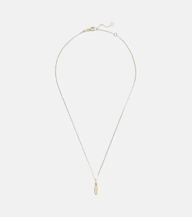 STONE AND STRAND 14kt gold pendant necklace with diamonds | Thumbnail 1 STONE AND STRAND 14kt gold pendant necklace with diamonds | Thumbnail 1