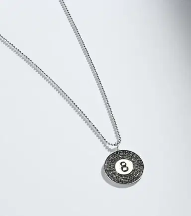 Sydney Evan 14kt white gold pendant necklace with diamonds | Thumbnail 5