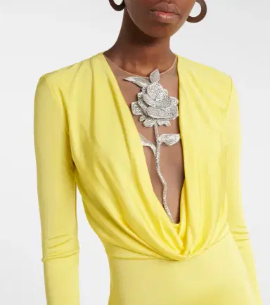 David Koma Embellished jersey gown | Thumbnail 4