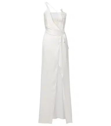 David Koma Floral-appliqué gown | Thumbnail 1 David Koma Floral-appliqué gown | Thumbnail 1