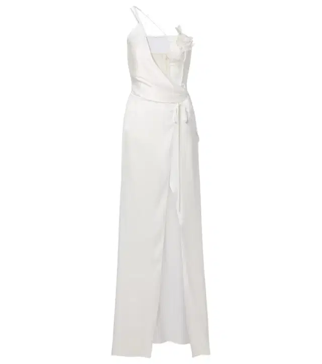 David Koma Floral-appliqué gown
