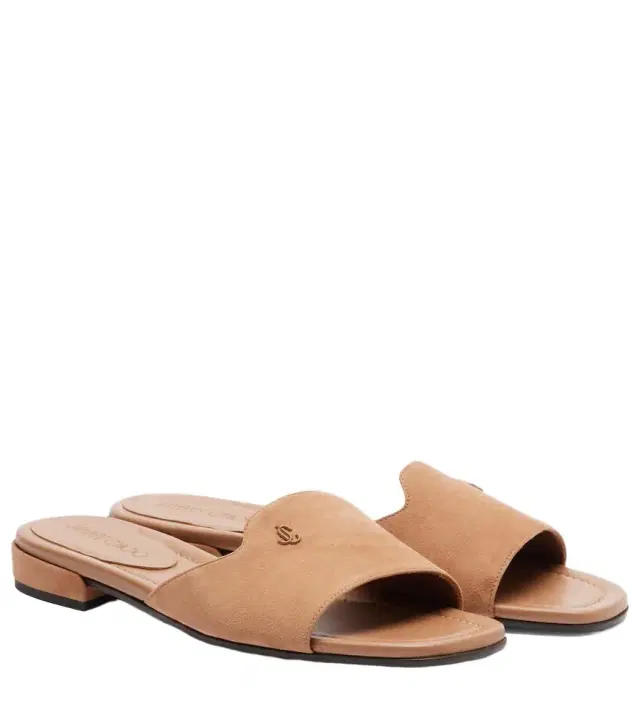 Dina suede slides