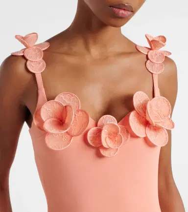 David Koma Floral-appliqué gown | Thumbnail 5 David Koma Floral-appliqué gown | Thumbnail 5