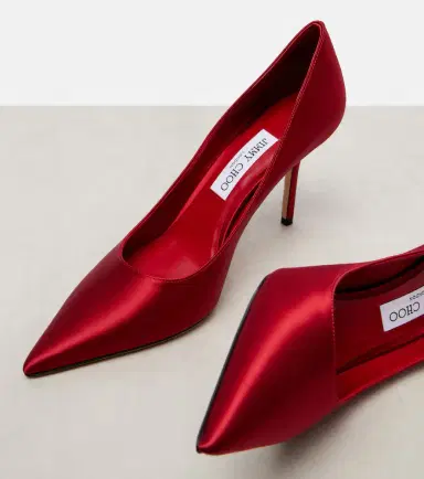 Jimmy Choo Love 85 satin pumps | Thumbnail 2 Jimmy Choo Love 85 satin pumps | Thumbnail 2