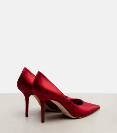 Jimmy Choo Love 85 satin pumps | Thumbnail 4 Jimmy Choo Love 85 satin pumps | Thumbnail 4