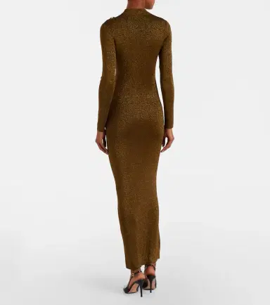 Roland Mouret Knitted lamé maxi dress | Thumbnail 3 Roland Mouret Knitted lamé maxi dress | Thumbnail 3
