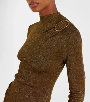 Roland Mouret Knitted lamé maxi dress | Thumbnail 5 Roland Mouret Knitted lamé maxi dress | Thumbnail 5