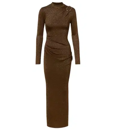Roland Mouret Knitted lamé maxi dress | Thumbnail 1 Roland Mouret Knitted lamé maxi dress | Thumbnail 1