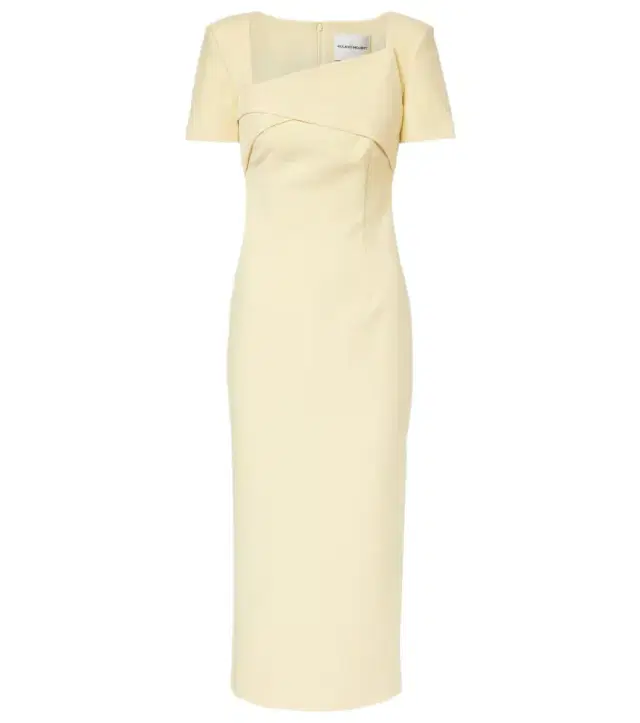 Roland Mouret Draped crêpe cocktail dress