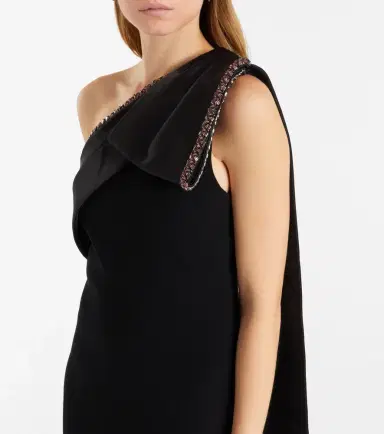 Roland Mouret Crystal-embellished crêpe satin gown | Thumbnail 4 Roland Mouret Crystal-embellished crêpe satin gown | Thumbnail 4
