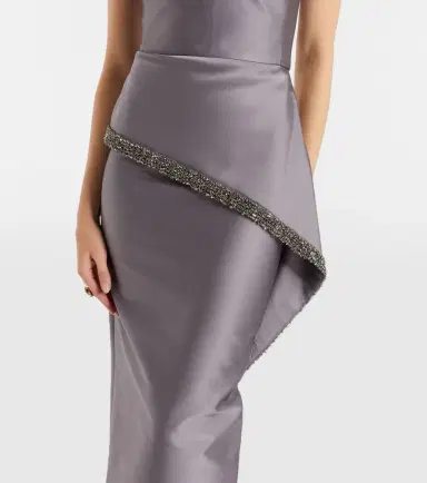 Roland Mouret Crystal-embellished taffeta gown | Thumbnail 5 Roland Mouret Crystal-embellished taffeta gown | Thumbnail 5