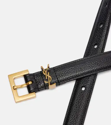 Saint Laurent Cassandre leather belt | Thumbnail 2 Saint Laurent Cassandre leather belt | Thumbnail 2