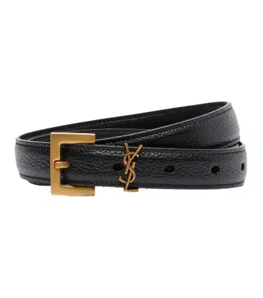 Saint Laurent Cassandre leather belt | Thumbnail 1 Saint Laurent Cassandre leather belt | Thumbnail 1