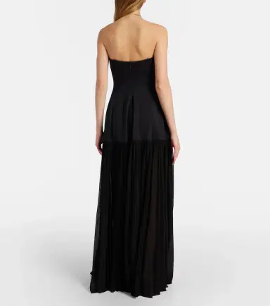 Simkhai Strapless tulle maxi dress | Thumbnail 2 Simkhai Strapless tulle maxi dress | Thumbnail 2