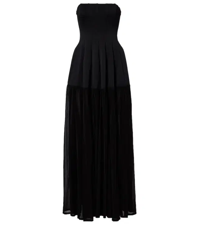 Simkhai Strapless tulle maxi dress