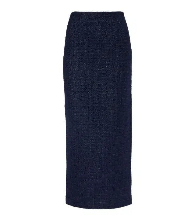 Bouclé midi skirt