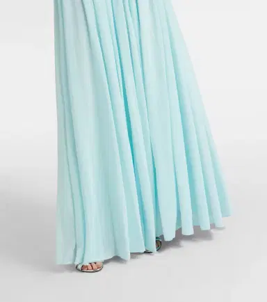 Simkhai Draped pleated gown | Thumbnail 4 Simkhai Draped pleated gown | Thumbnail 4