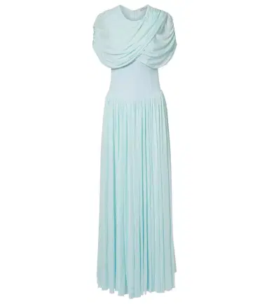 Simkhai Draped pleated gown | Thumbnail 1 Simkhai Draped pleated gown | Thumbnail 1