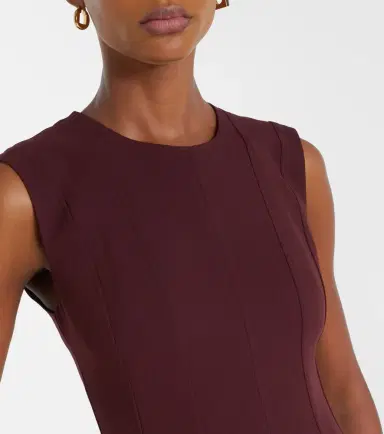 Simkhai Raleigh crêpe and satin midi dress | Thumbnail 6
