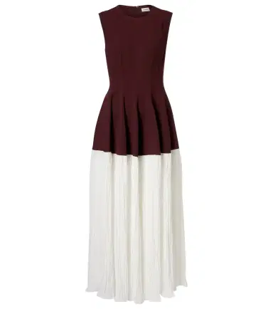 Simkhai Raleigh crêpe and satin midi dress | Thumbnail 1
