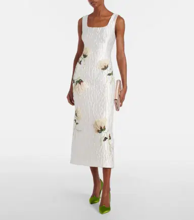 Simkhai Lilibeth embellished jacquard cocktail dress | Thumbnail 2