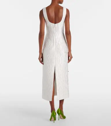 Simkhai Lilibeth embellished jacquard cocktail dress | Thumbnail 5