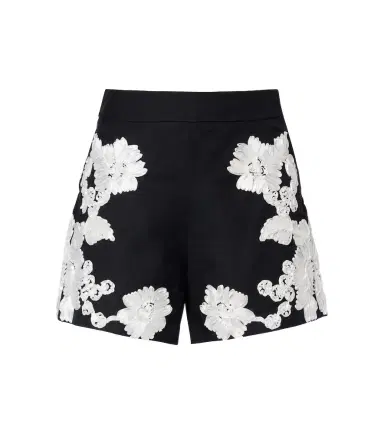 Simkhai Sammi embroidered linen-blend shorts | Thumbnail 1