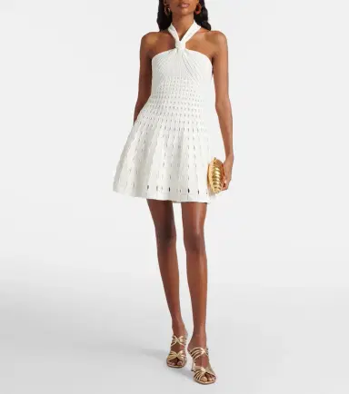 Simkhai Jenna halterneck minidress | Thumbnail 5 Simkhai Jenna halterneck minidress | Thumbnail 5
