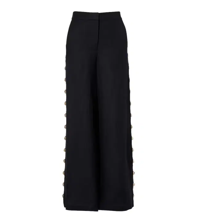 Simkhai Linen-blend wide-leg pants