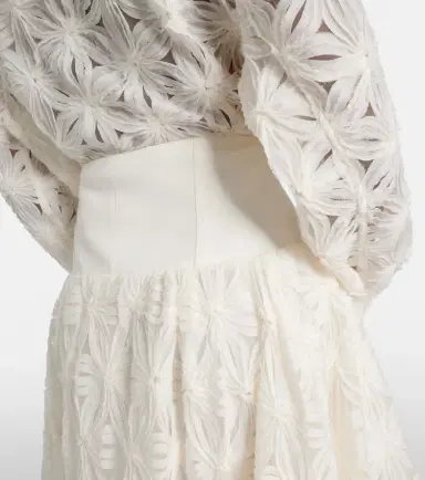 Simkhai Mindy embroidered midi skirt | Thumbnail 3 Simkhai Mindy embroidered midi skirt | Thumbnail 3