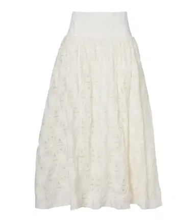 Simkhai Mindy embroidered midi skirt | Thumbnail 1 Simkhai Mindy embroidered midi skirt | Thumbnail 1