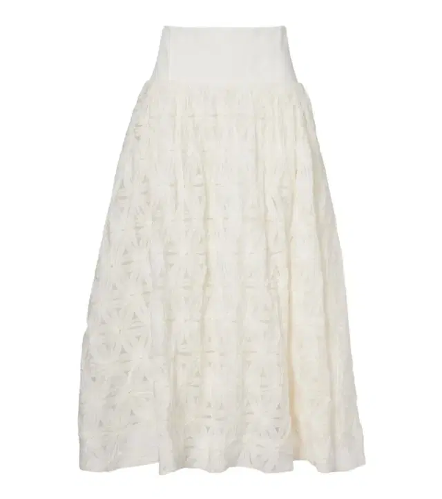 Simkhai Mindy embroidered midi skirt
